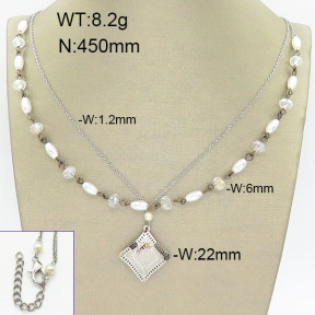 Stainless Steel Necklace  2N3000987ahlv-658