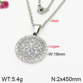 Fashion Copper Necklace  F2N400435vbll-J50