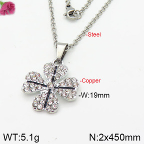 Fashion Copper Necklace  F2N400436vbll-J50