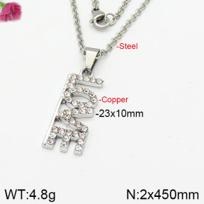 Fashion Copper Necklace  F2N400437vbll-J50