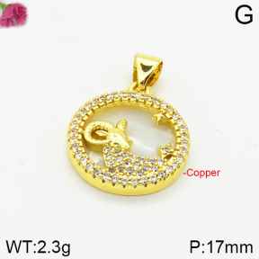 Fashion Copper Pendant  F2P400243vbmb-J111
