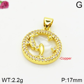 Fashion Copper Pendant  F2P400245vbmb-J111