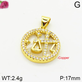 Fashion Copper Pendant  F2P400248vbmb-J111