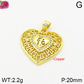 Fashion Copper Pendant  F2P400255ablb-J111