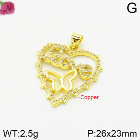 Fashion Copper Pendant  F2P400262vbmb-J111