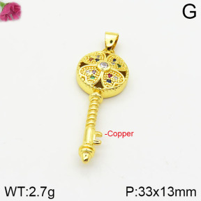 Fashion Copper Pendant  F2P400276vbmb-J111
