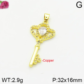 Fashion Copper Pendant  F2P400277ablb-J111