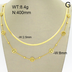 Stainless Steel Necklace  2N2002369ahjb-669