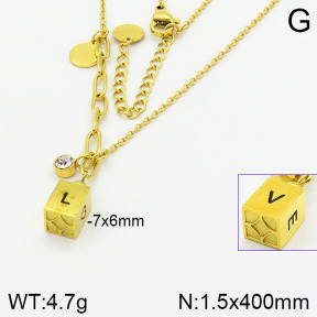 Stainless Steel Necklace  2N4001448vbpb-669