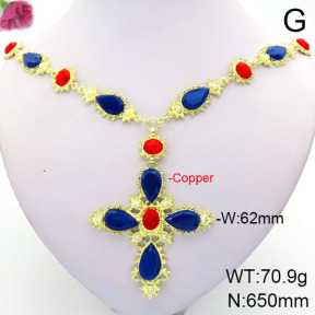 Fashion Copper Necklace  F2N400439bipa-J130