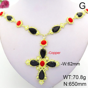 Fashion Copper Necklace  F2N400440bipa-J130