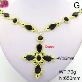Fashion Copper Necklace  F2N400441bipa-J130