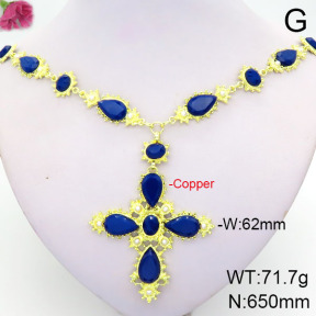 Fashion Copper Necklace  F2N400442bipa-J130