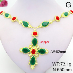Fashion Copper Necklace  F2N400443bipa-J130