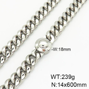 Stainless Steel Necklace  2N2002295ajpa-237