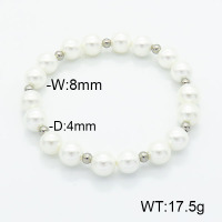 Stainless Steel Bracelet  Shell Beads  6B3001948vbnl-908