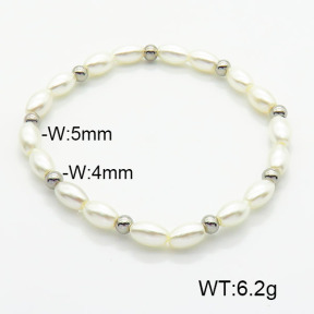 Stainless Steel Bracelet  Shell Beads  6B3001962abol-908