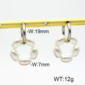 Stainless Steel Earrings  Shell Beads  6E3002500vbpb-908