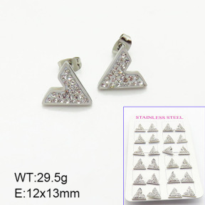 Stainless Steel Earrings  6E4003716hbob-722