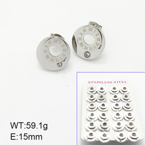Stainless Steel Earrings  6E4003718bokb-722