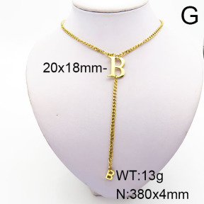 Stainless Steel Necklace  6N2003669bbml-388