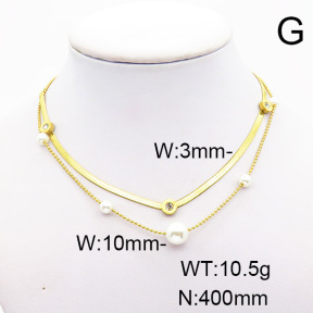 Stainless Steel Necklace  6N3001495abol-388