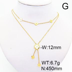 Stainless Steel Necklace  6N4003864bvpl-388