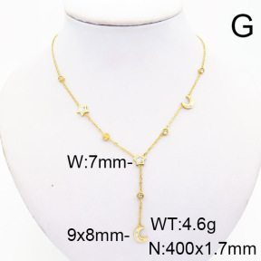 Stainless Steel Necklace  6N4003874bvpl-388