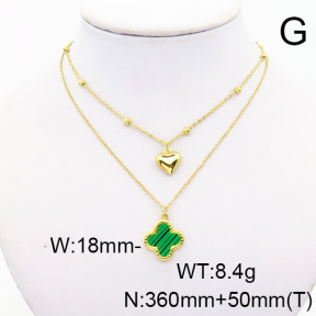 Stainless Steel Necklace  6N4003876vbnl-388