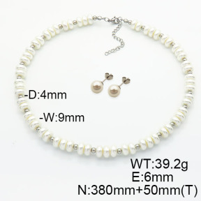 Stainless Steel Set  Shell Beads  6S0016504aiil-908
