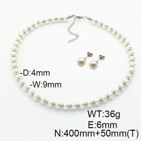 Stainless Steel Set  Shell Beads  6S0016506aiil-908