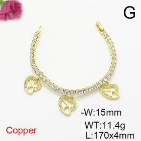 Fashion Copper Bracelet  F6B405734ahlv-J22