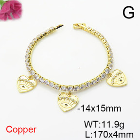 Fashion Copper Bracelet  F6B405746ahlv-J22