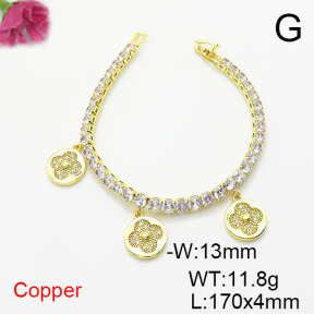 Fashion Copper Bracelet  F6B405756ahlv-J22
