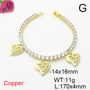 Fashion Copper Bracelet  F6B405758ahlv-J22