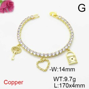 Fashion Copper Bracelet  F6B405796ahlv-J22