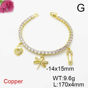 Fashion Copper Bracelet  F6B405800ahlv-J22