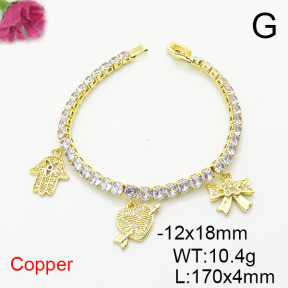 Fashion Copper Bracelet  F6B405804ahlv-J22