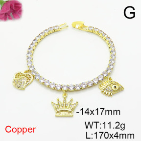 Fashion Copper Bracelet  F6B405810ahlv-J22