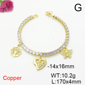 Fashion Copper Bracelet  F6B405814ahlv-J22