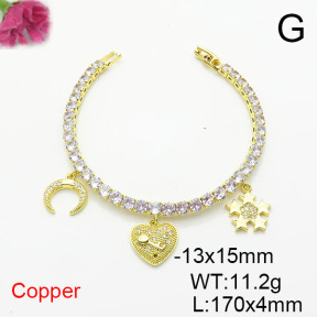 Fashion Copper Bracelet  F6B405816ahlv-J22