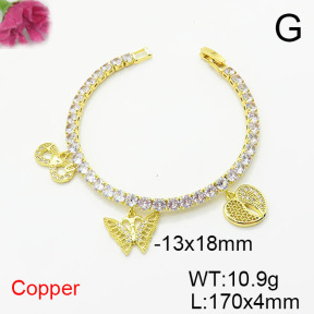 Fashion Copper Bracelet  F6B405818ahlv-J22