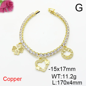 Fashion Copper Bracelet  F6B405826ahlv-J22