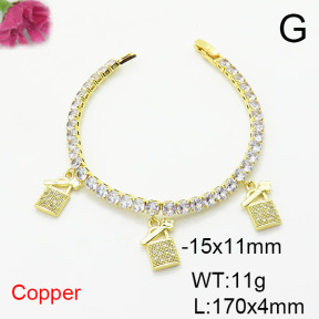 Fashion Copper Bracelet  F6B405834ahlv-J22
