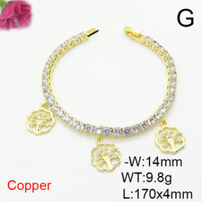 Fashion Copper Bracelet  F6B405840ahlv-J22