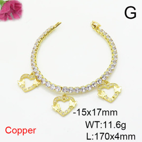 Fashion Copper Bracelet  F6B405848ahlv-J22