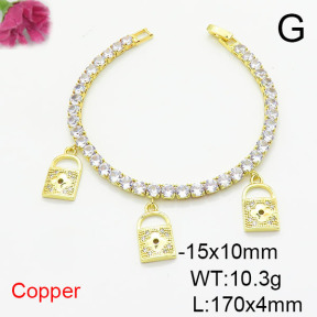 Fashion Copper Bracelet  F6B405858ahlv-J22