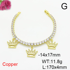 Fashion Copper Bracelet  F6B405860ahlv-J22
