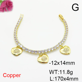 Fashion Copper Bracelet  F6B405864ahlv-J22