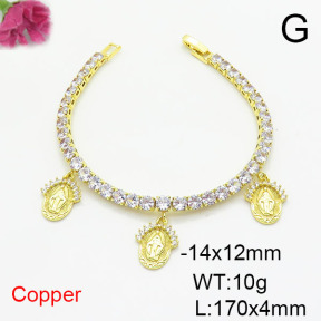 Fashion Copper Bracelet  F6B405874ahlv-J22